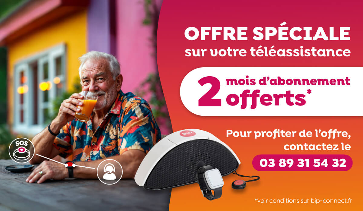 2 mois d'abonnement de téléassistance offerts