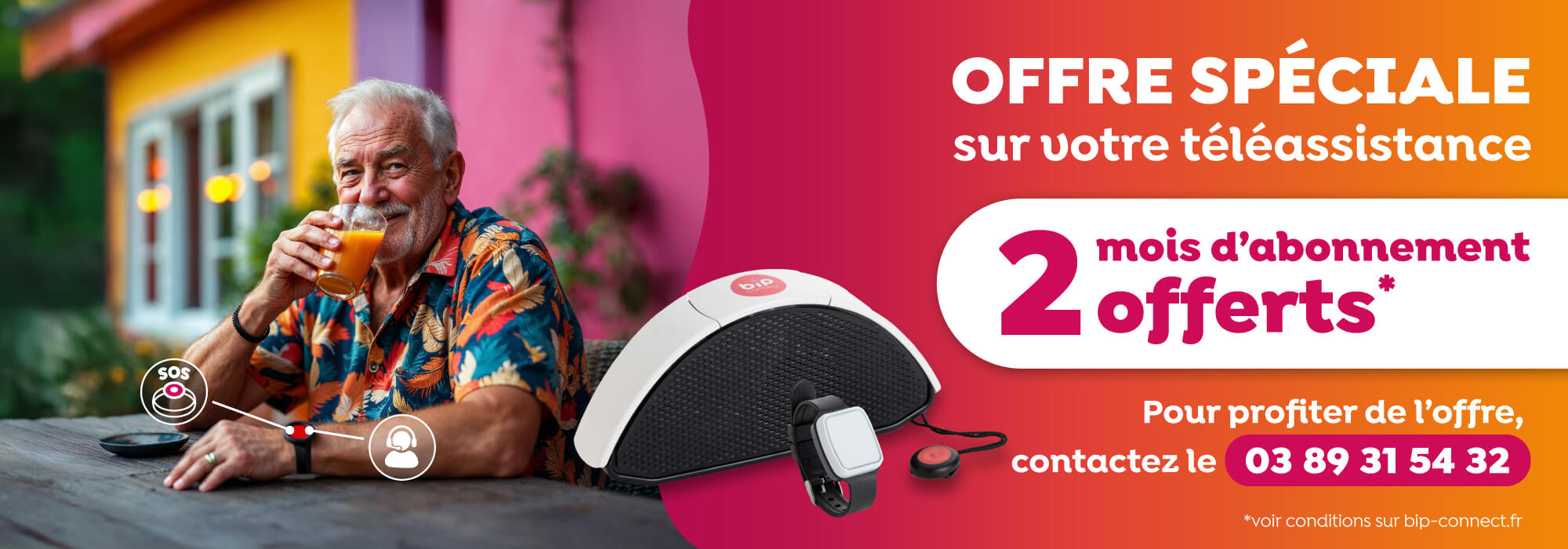 Offre Téléassistance Bip et Moi