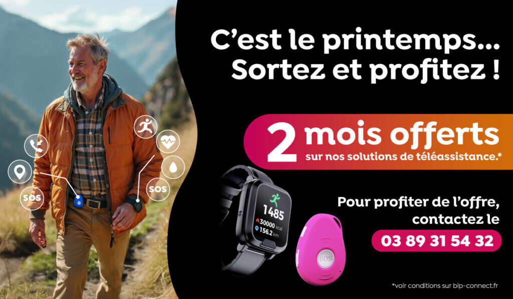 Offre de printemps 2 mois de téléassistance offerts